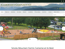 Tablet Screenshot of claboughcampground.com